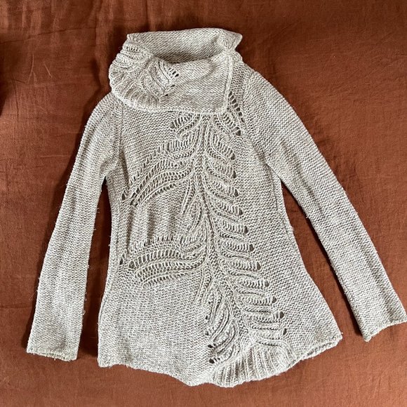 Hadley Pointelle Tunic Sweater - Anthropologie - Picture 4 of 8